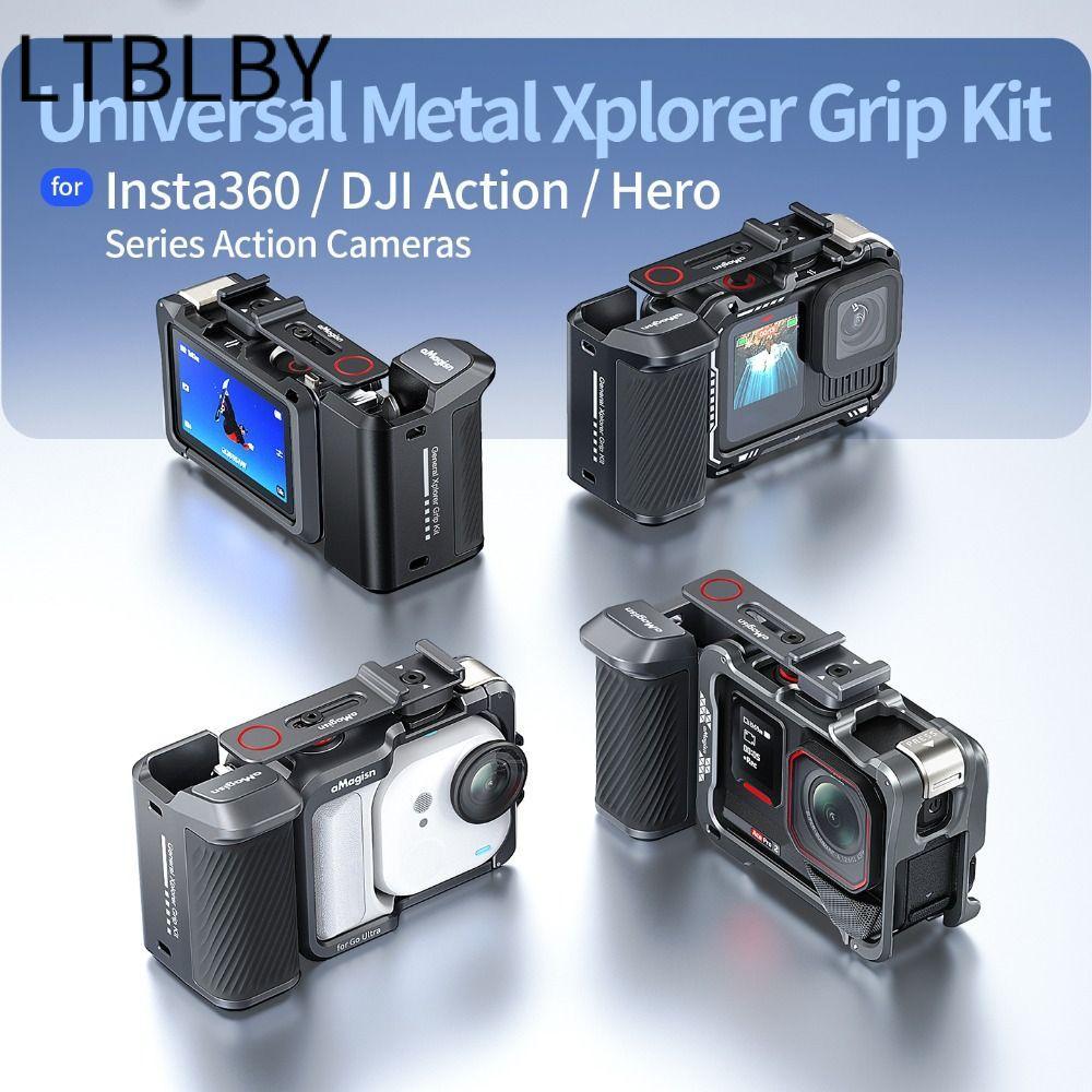 LTBLBY Xplorer Grip Kit Tay cầm, Giá đỡ Vlog bằng hợp kim nhôm phát hành nhanh, Tay cầm máy ảnh có t