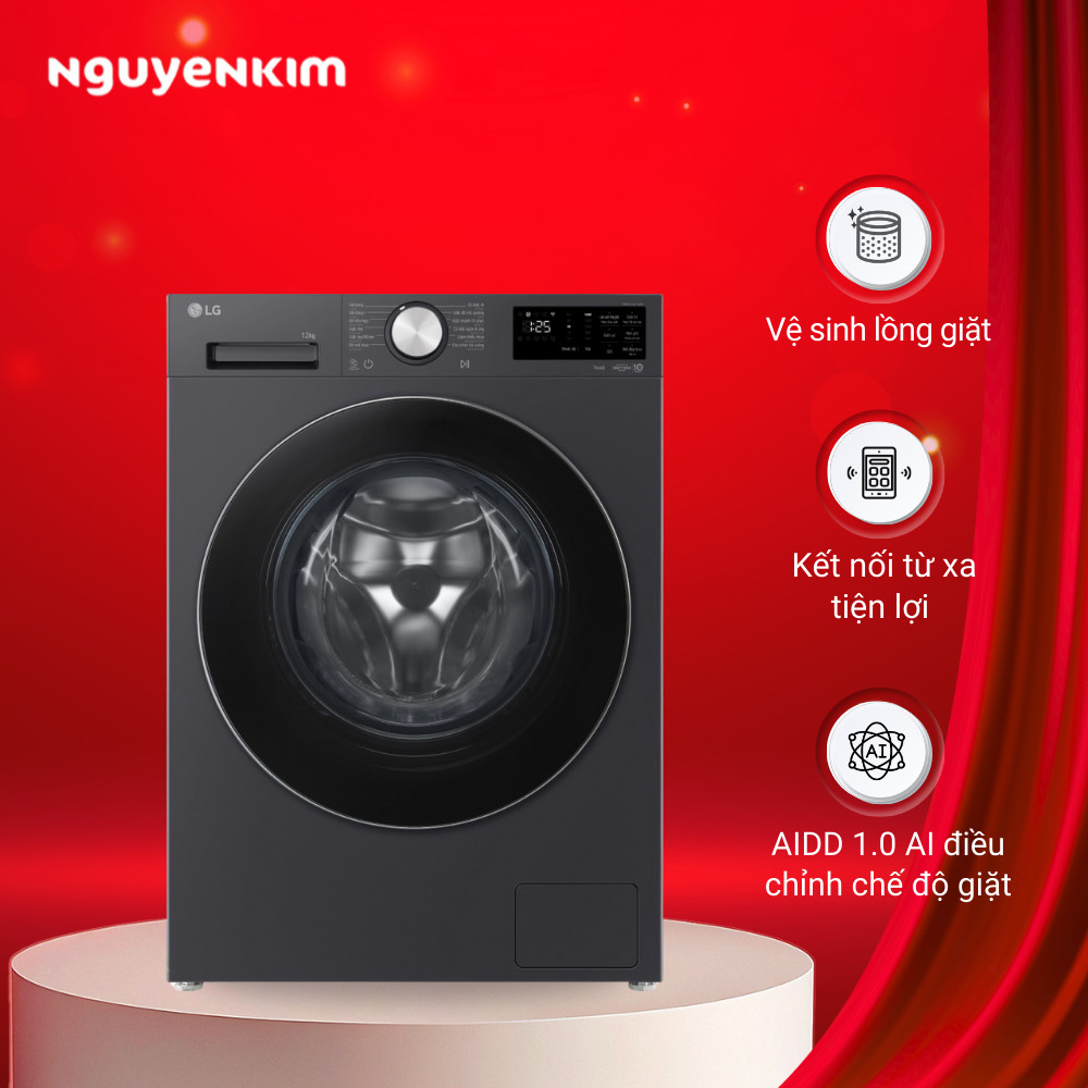 Máy giặt LG Inverter 12kg FX1412N5G