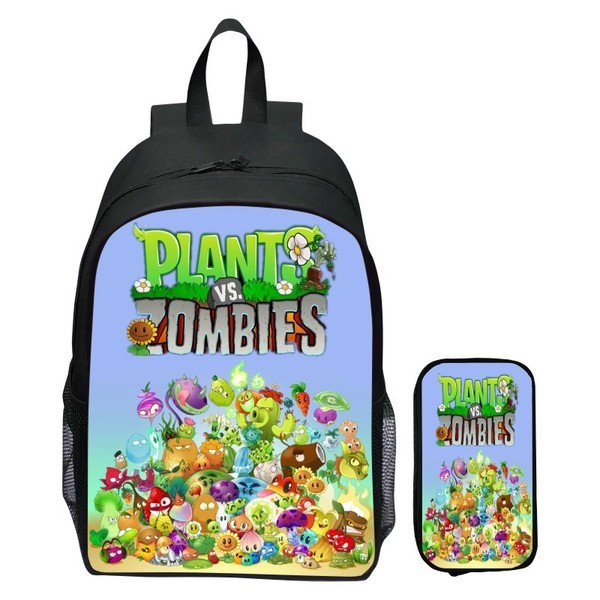 women's school bags backpacks for preschool children men's school bags ❈ ❈ ✻ ❈ ❈ ❈ Plants vs Zombies