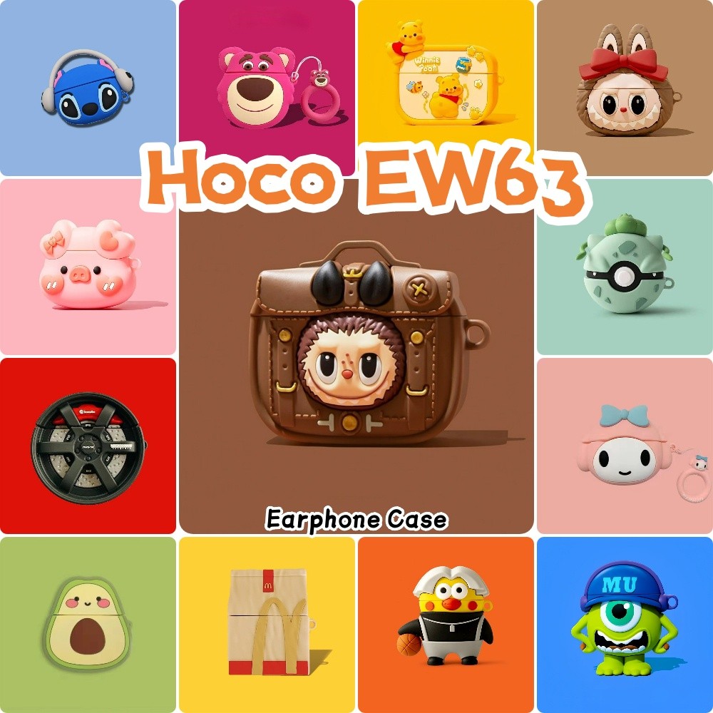 【 Ốp Lưng Nhà 】 Dành Cho Hoco EW63 Vỏ Silicon Mềm Hoạt Hình Sáng Tạo Vỏ Tai Nghe NO.5