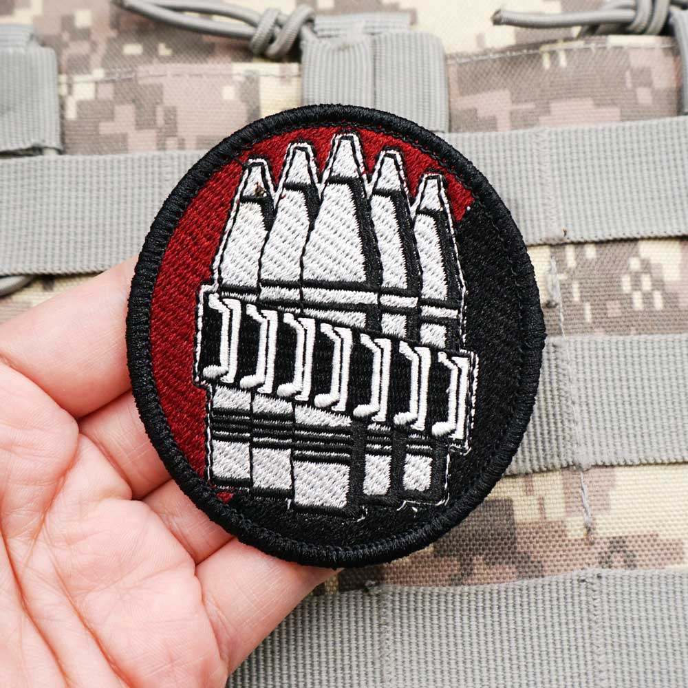 [Tùy chỉnh] AQ Hình bầu dục Israel thêu họa tiết 3D Velcro Patch / Huy hiệu / băng đô / Trang trí bi