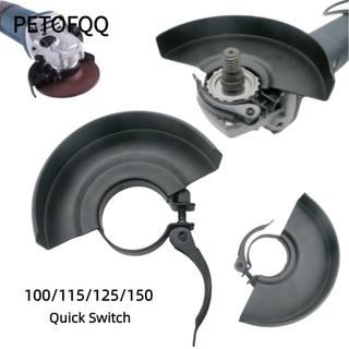 Vỏ máy mài góc PETOFQQ, Đĩa mài bảo vệ 125mm 100 / 115 / 150mm, Thay thế nhanh Vỏ bánh xe bền nhẹ