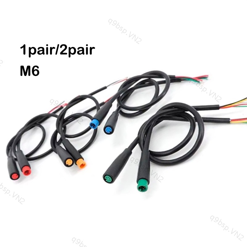 1 Cặp M6 6mm 2 3 4 5 Pin Cáp Chống Thấm Nước M-6 Bảng Điều Khiển Năng Lượng Mặt Trời Nhà Ga Mini Tín