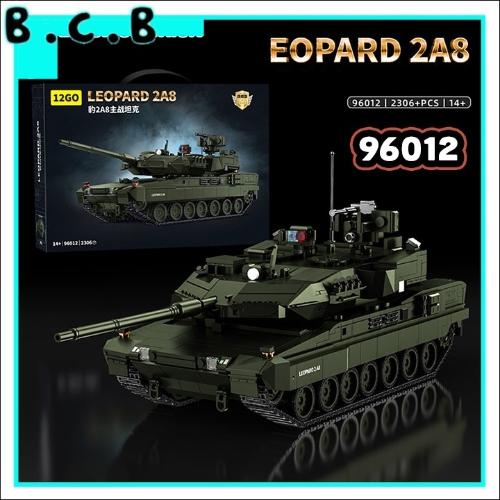 Mô hình Tank Leopard 2A8 Mô hình Tank Thế Chiến Quân sự Leopard 2A8 Hạng Nặng 96012