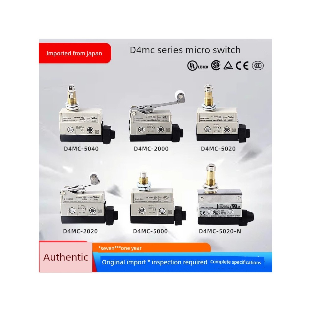 Giới hạn đột quỵ Omron D4MC-5020 2000 5000 2020 5040-N Micro Switch