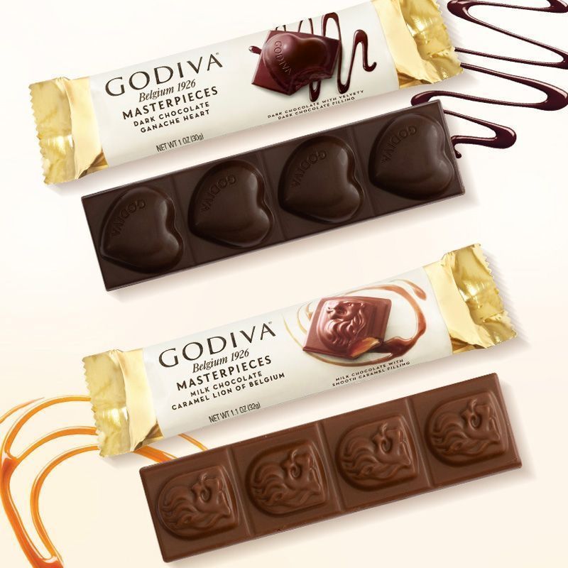 GODIVA GODIVA Master Dark Chocolate Bar Caramel Sữa Thổ Nhĩ Kỳ Nhập Khẩu Bơ Ca Cao Nguyên Chất Kẹo C
