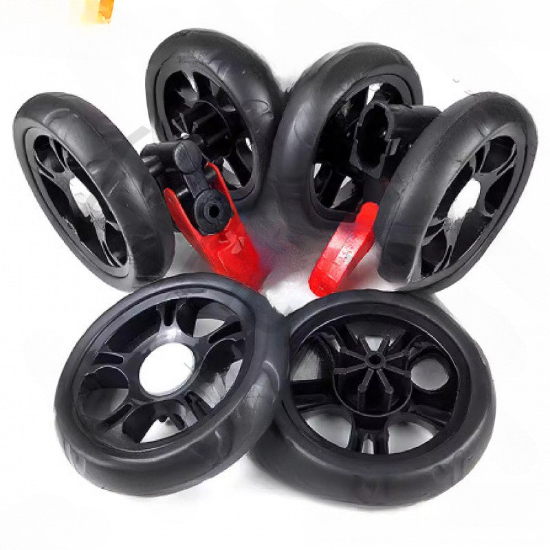 baoluan#Umbrella Stroller Accessories Lightweight Baby Stroller Wheels Single Wheel Shock Absorption