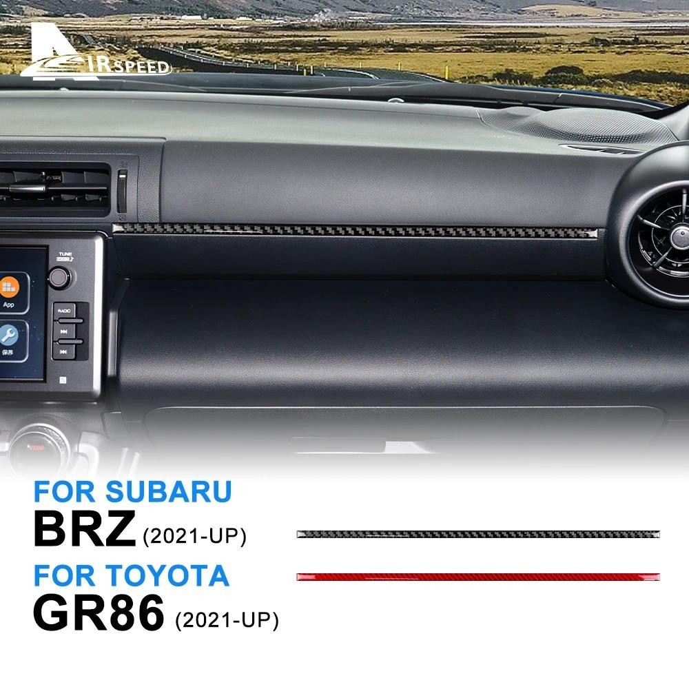 Sợi Carbon Thật Cho Subaru BRZ Toyota GR86 2021 2022 2023 2024 Viền Xe Đồng Phi Công Điều Khiển Trun