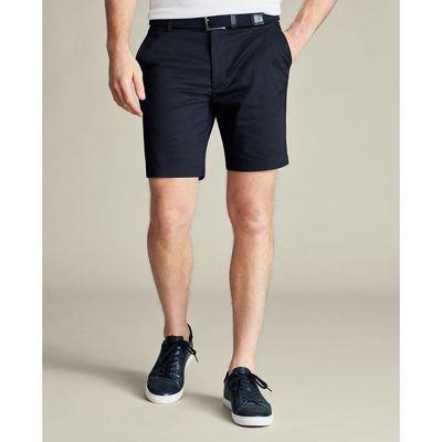 CHARLES TYRWHITT - Quần shorts nam ngang gối Performance_TRH0050-NAV