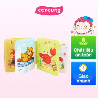 Bé lật mở đoán hình con vật có âm thanh chút chít, chất liệu không thấm nước YN660797 C509