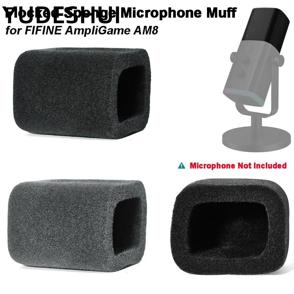 YudhUI 1 Chiếc Mic Kính Chắn Gió, Giảm Tiếng Ồn Micro Thay Thế Muff, Bọt Xốp Xốp Xốp Pop Chống Gió C