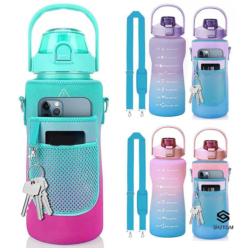 [SHZTGM] Túi đựng bình nước di động có nhà thơ điện thoại cho cốc Stanley 64oz có tay cầm Túi đựng c