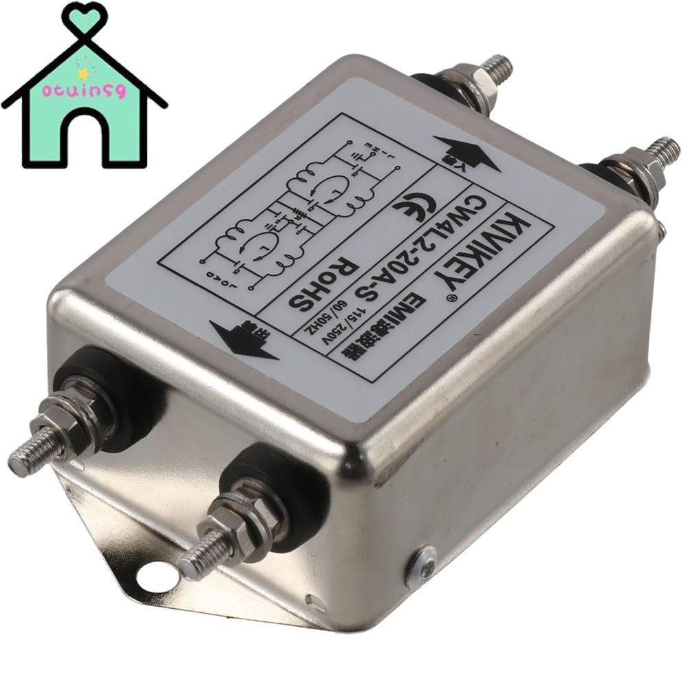 Bộ lọc EMI Power OTUNSG, Bộ giảm tiếng ồn Termianl một pha, Bộ lọc nhiễu điện từ JREle AC 115 / 250V