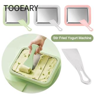 Máy Làm Đá Chiên Khuấy Dụng Cụ, Máy Làm Sữa Chua Chiên Mini Khuấy Tự Chế Cho Trẻ Em, Máy Làm Kem Inox DIY