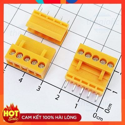 [3 Cái]- HT-3.96-5-V Terminal Block 5 Chân Thẳng 3.96mm 300V 10A ChipViet Store
