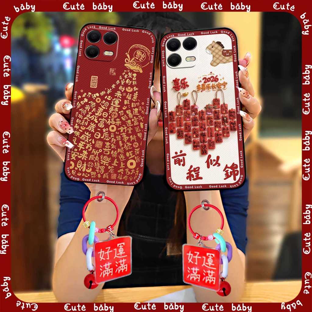 Ốp Điện Thoại Năm Mới Năm Ngựa Vỏ Điện Thoại TCL T-Mobile Revvl8 Pro / T Phone3Pro Vỏ Điện Thoại Hoạ