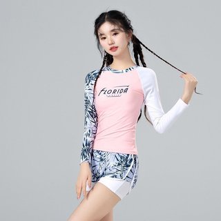 Bộ  bơi  mẹ và bé  COONGKIDS AT1406 Dài tay quần đùi  chất  vải co giãn thoáng mát size 16-66kg