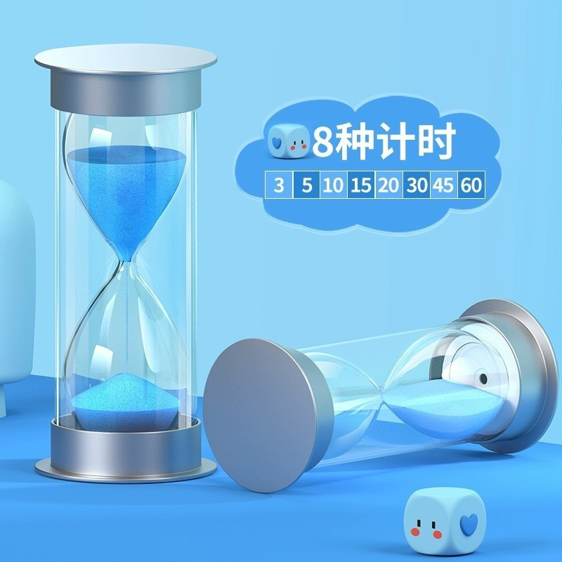 X Time Manager Đồng Hồ Cát Hẹn Giờ Trẻ Em Chống Sốc 5 / 10 / 15 / 20 / 30 / 60 Phút Đồ Trang Trí Học