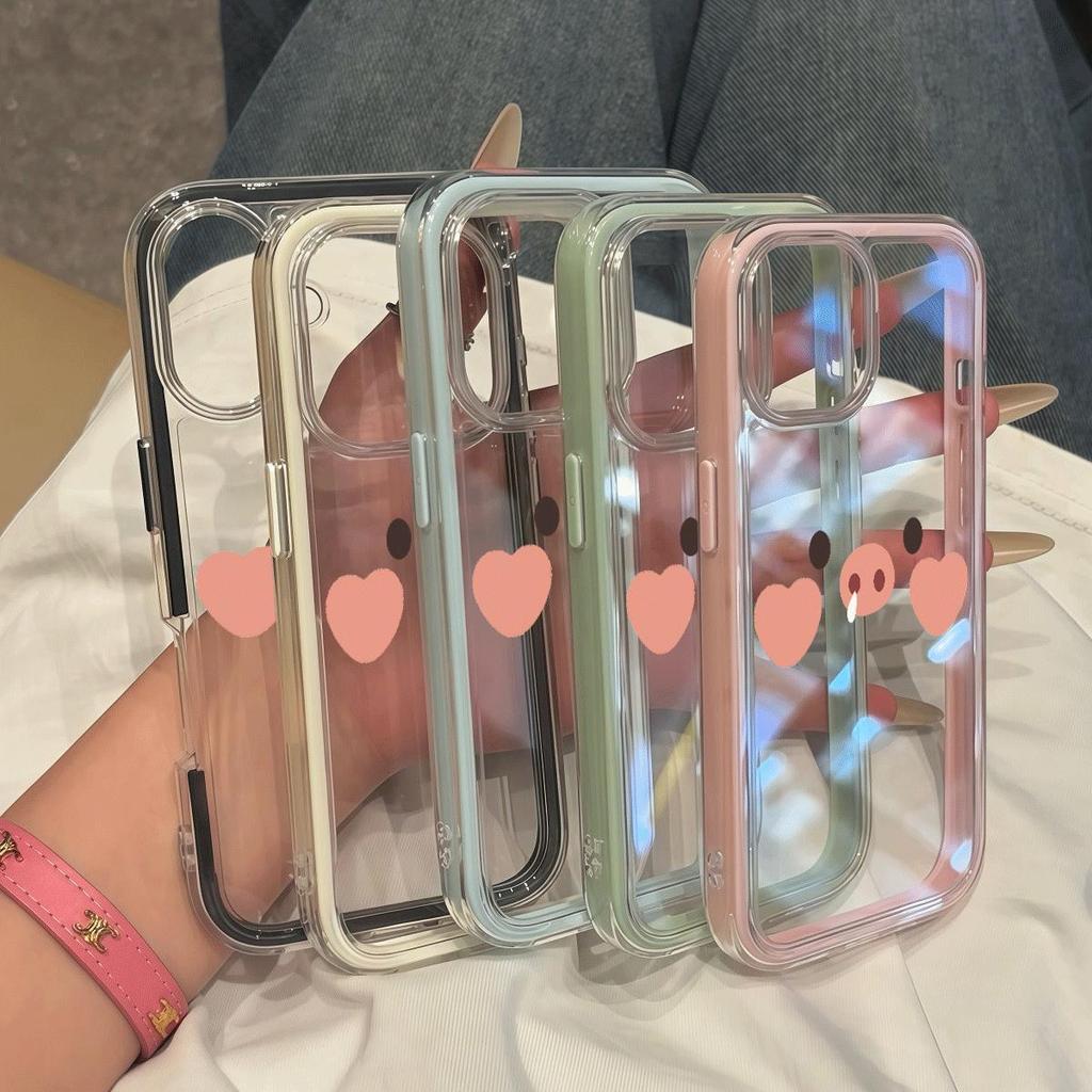 Piggy Emoji cho iPhone 1615Promax 3 trong 1 trường hợp 1413 Creative 17