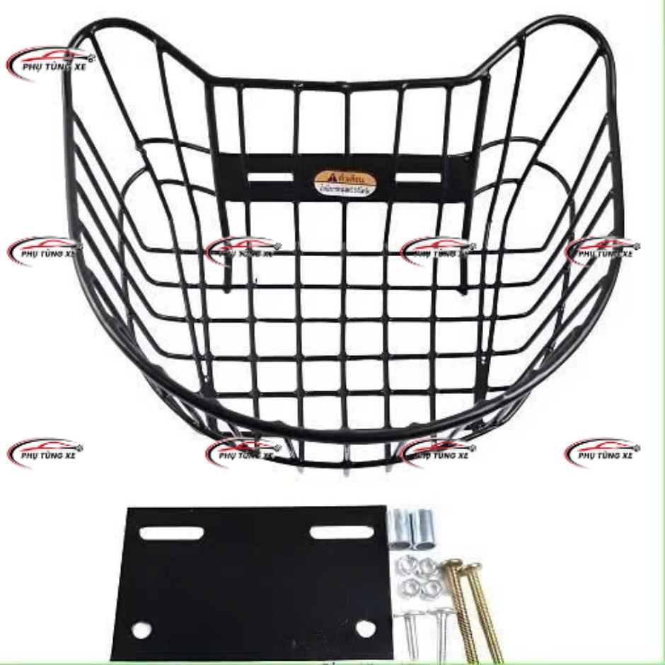 Rổ Scoopy Kiểu Thái Đủ Kiểu Vuông Tròn Cho Xe Honda Scoopy 2014–2025 – Chuẩn Form Plug & Play