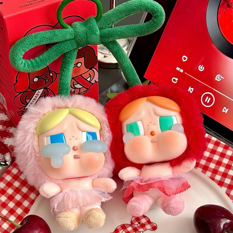 Cupid Cherry Crying Baby Tears Series Vinyl-Face Sang Trọng Búp Bê Ba Lô Charm