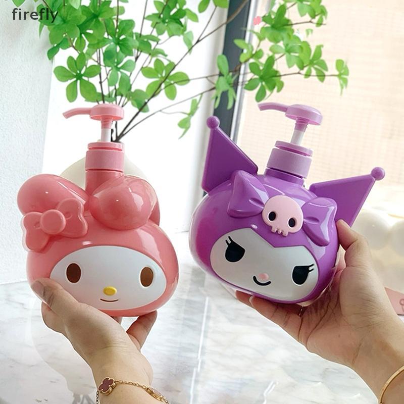 [Firefly] Bình Xà Phòng Sanrio Kuromi 900ml Kawaii My Melody Dầu Gội Sữa Tắm Sub-Bottle Lotion Press