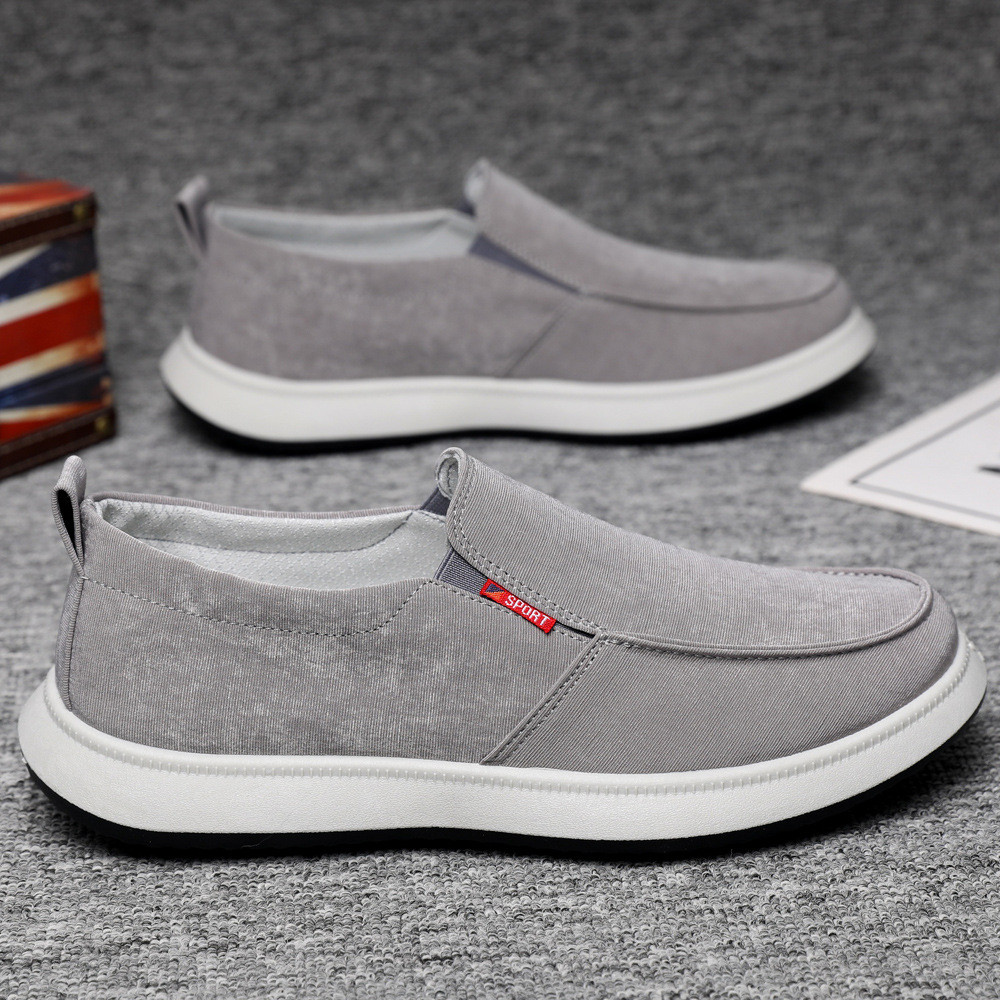 226 Canvas Giày Đơn Nam Slip-On Casual Thoáng Khí Canvas Stall Giày Vải SJI8