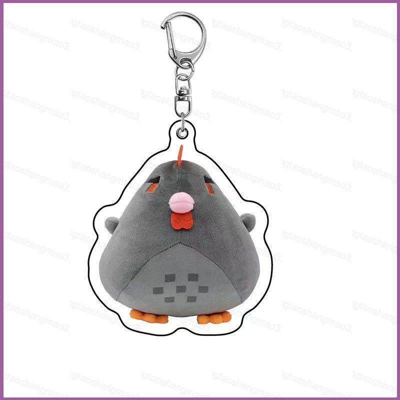 YT3 Stardew Valley Chicken Game Merch Acrylic Móc Khóa Túi Charm