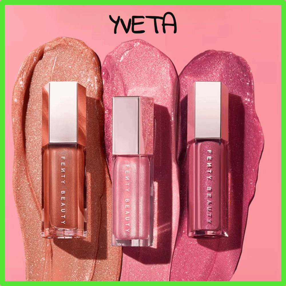 YVETA Lip Glaze, Moisten Glitter Mirror Lip Gloss, Fashion Shine Long Lasting Lip Plumper Cosmetics