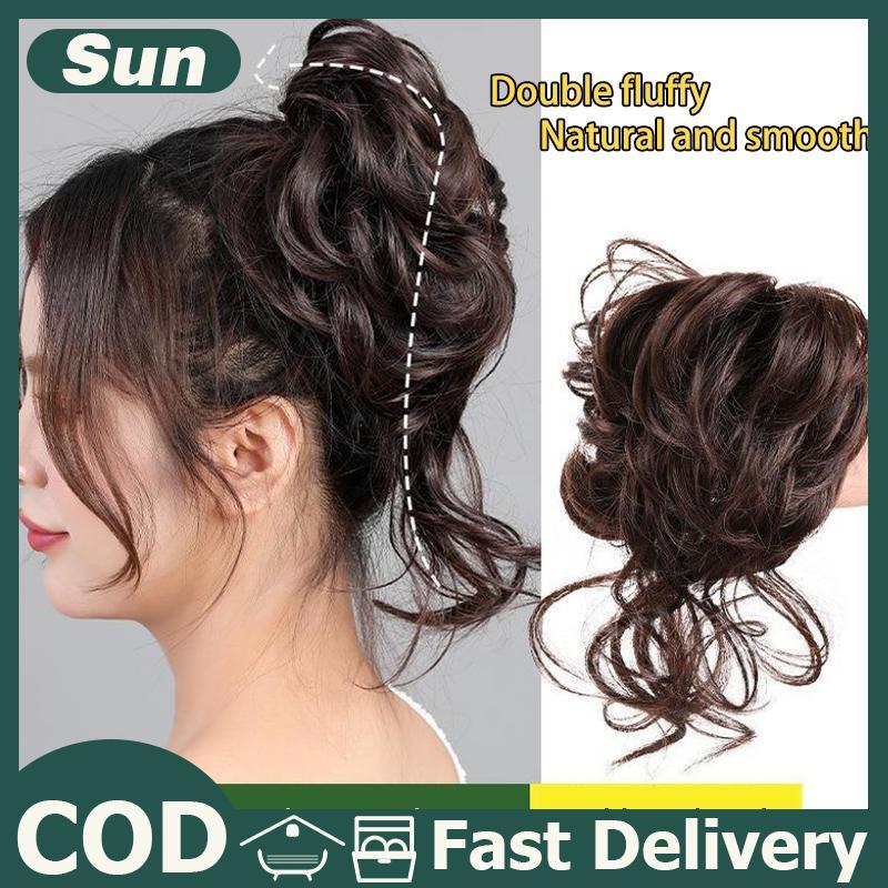 Kẹp tóc búi tóc xoăn lộn xộn kẹp tóc co giãn 60-100 miếng