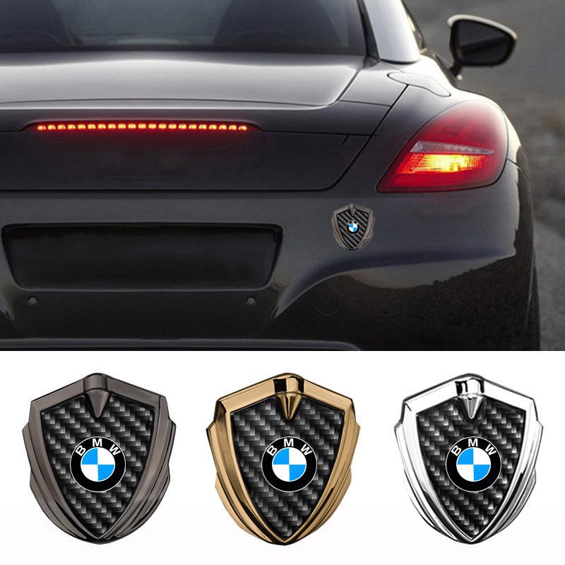 Tự Động Biểu Tượng Tạo Kiểu Lá Chắn Dán Thân Bên Ngoài Phụ Kiện Trang Trí Cho Xe BMW F30 E60 F10 E90