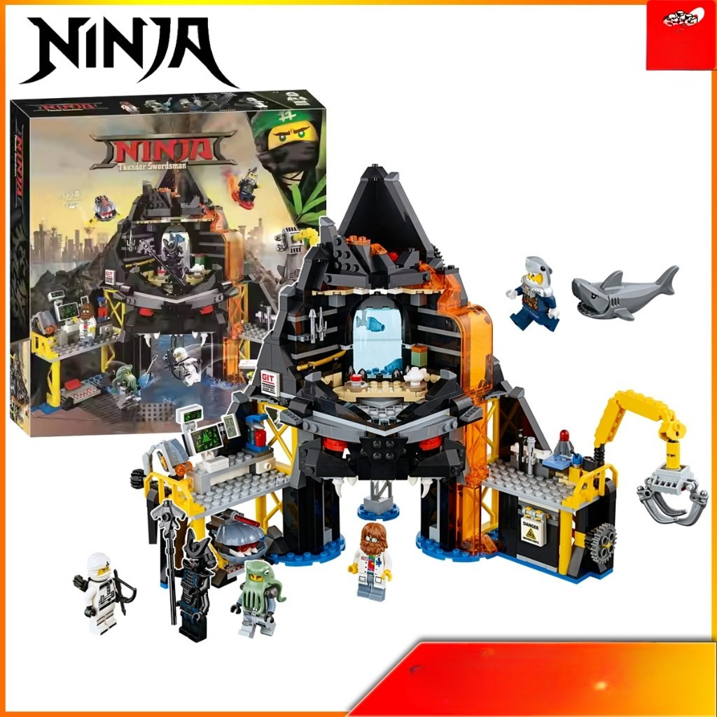 Mô hình ngẫu nhiên Ninja gooo căn cứ của Garmadon Movie 10798