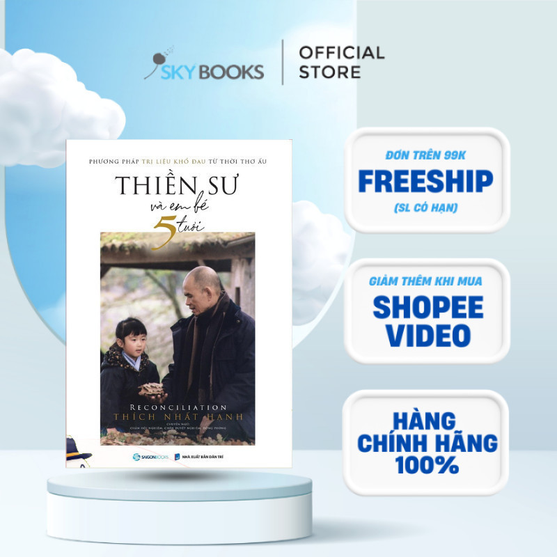 Sách SaiGon Books - Thiền Sư Và Em Bé 5 Tuổi