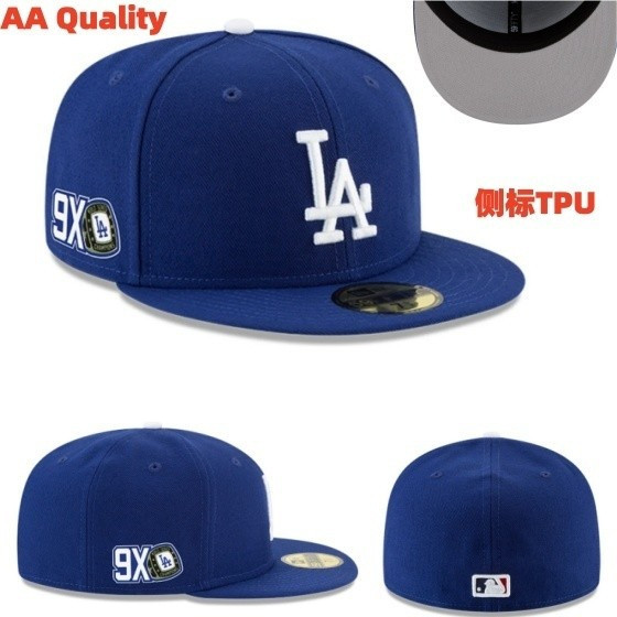 Mũ Dodgers Mũ Bóng Chày Full Closed Fit Mũ Unisex Mũ Thêu XJUO