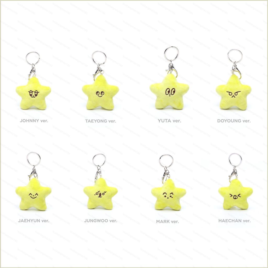 XS1 NCT 127 Buổi hòa nhạc thứ 3 The Unity Starfish Búp bê sang trọng cho bé gái Túi mặt dây chuyền M