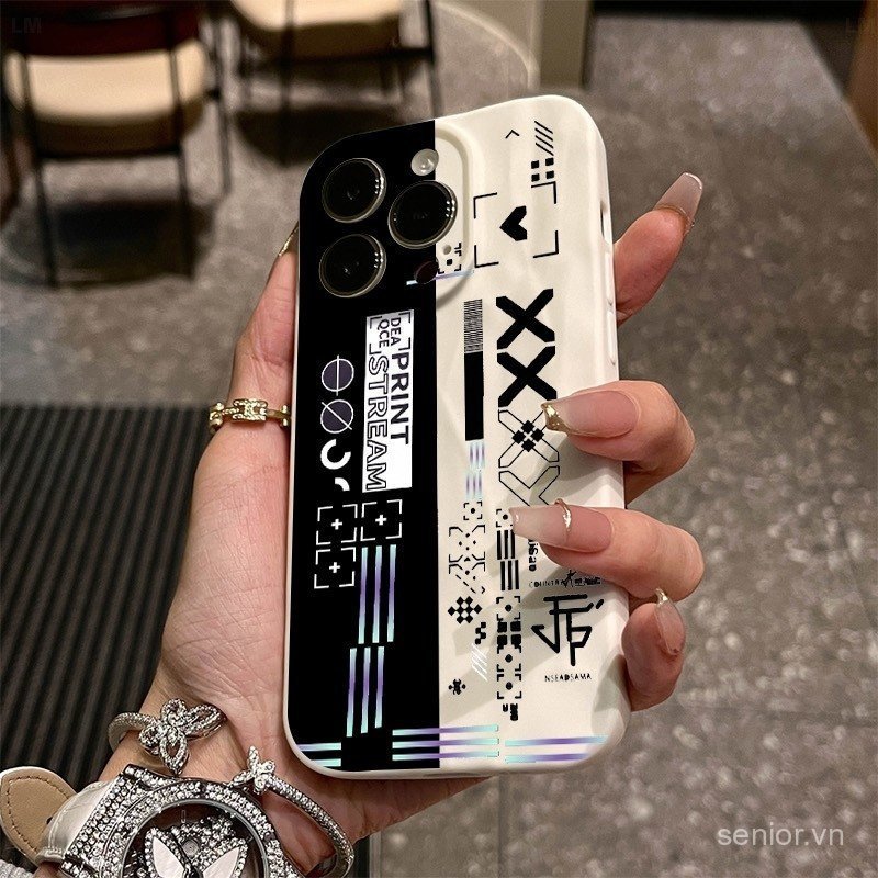 Ốp Điện Thoại Phong Cách Thoáng Mát Cross Thời Trang Thích Hợp Cho iPhone 14promax 13promax 11promax