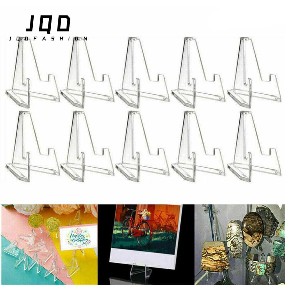JQD Acrylic Coin Display Stand Holder, Capsule Support Triangle Small Easel Rack, Lưu trữ Đa chức nă