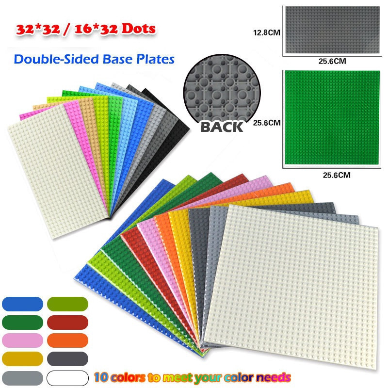 New Product#Classic lego Base Plate 32*32/16*32 Dots Double Sided Plates DIY Building Blocks Compati