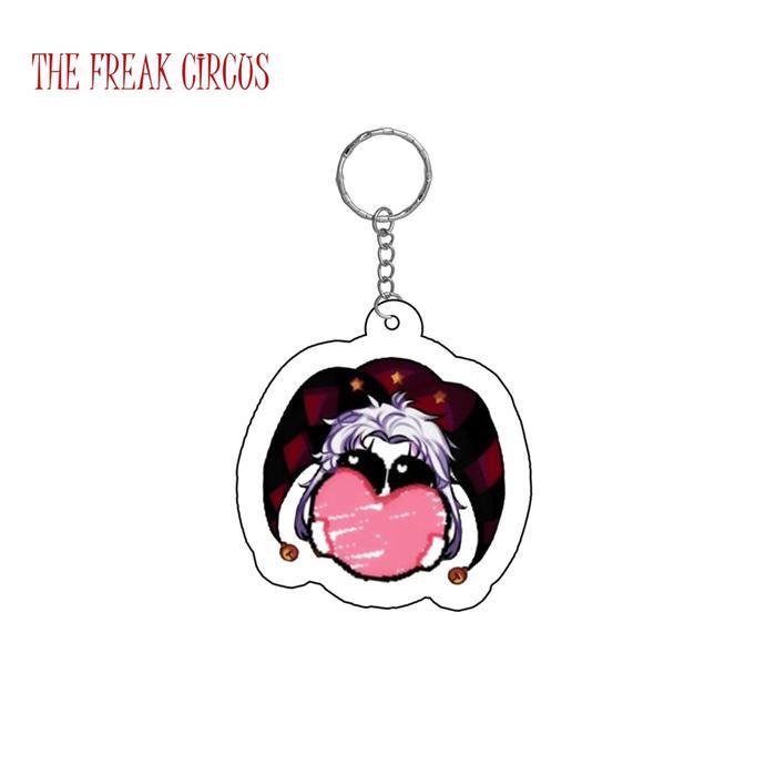 Gantungan Kunci The Freak Circus Pierrot Karakter Unik dan Lucu untuk Tas dan Kunci Anda Keychain Pi