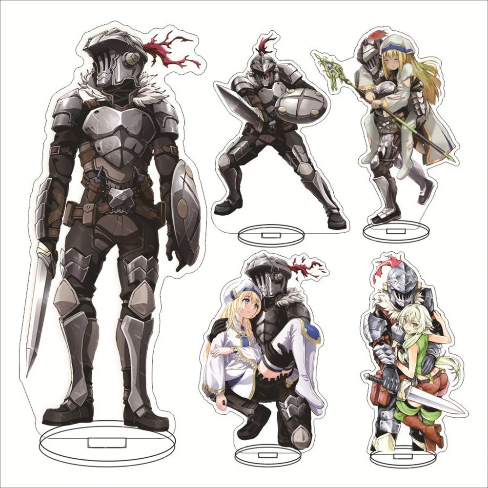 Mô hình Standee Anime Goblin Slayer 15cm Mica Acrylic trong suốt trang trí bàn học quà tặng fan anim