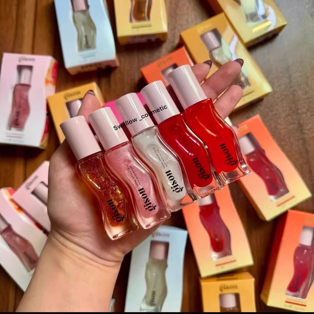 Hàng sẵn có Gisou Lip Oil Dưa Hấu Mật Ong Son Bóng Dưỡng Ẩm Dưỡng Ẩm Môi Glaze Dừa Dâu Xoài Hương Vị