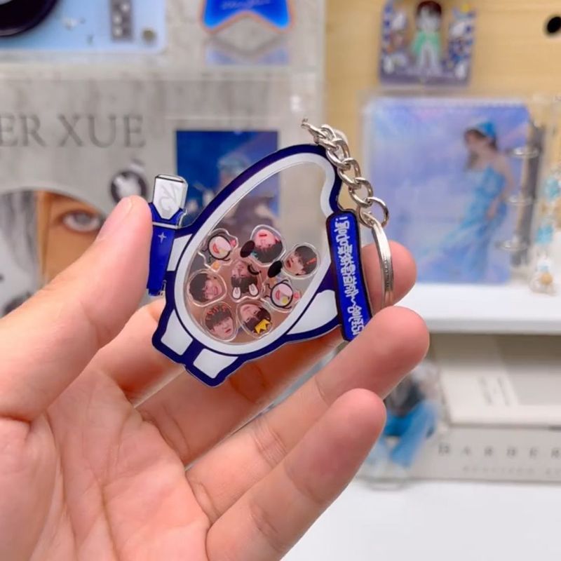 Mặt dây chuyền móc khóa Acrylic Shengmi Zhou Shen Shaking Acrylic Giá trị thẩm mỹ cao cho bạn bè3.18