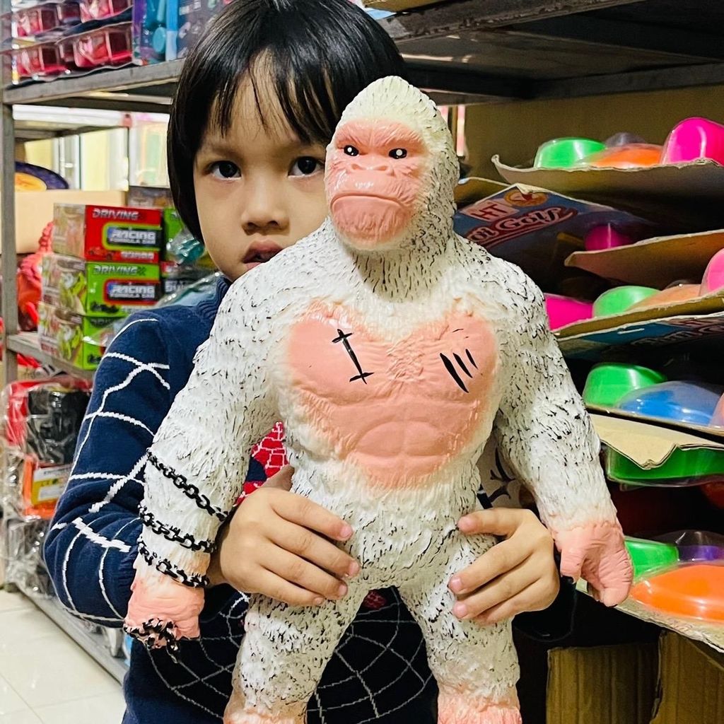 King kong nhồi bông âm thanh Thú Bông Thú Nhồi Bông Toy Voi Đồ Chơi Phát Nhạc