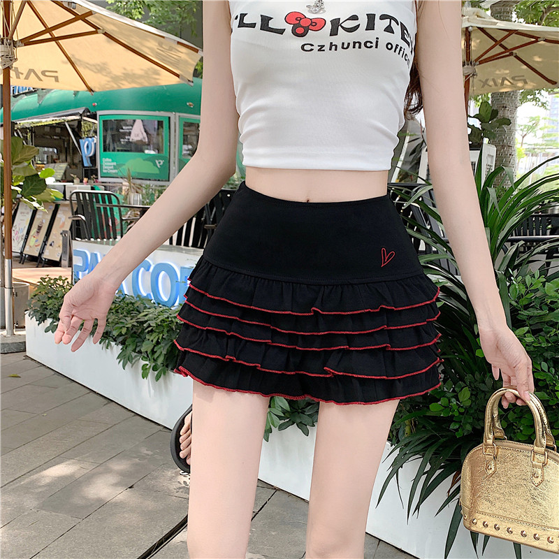 Kii Wii Váy chữ A xù thêu cổ cao dành cho nữ mùa hè mới 260319 | BigBuy360 - bigbuy360.vn