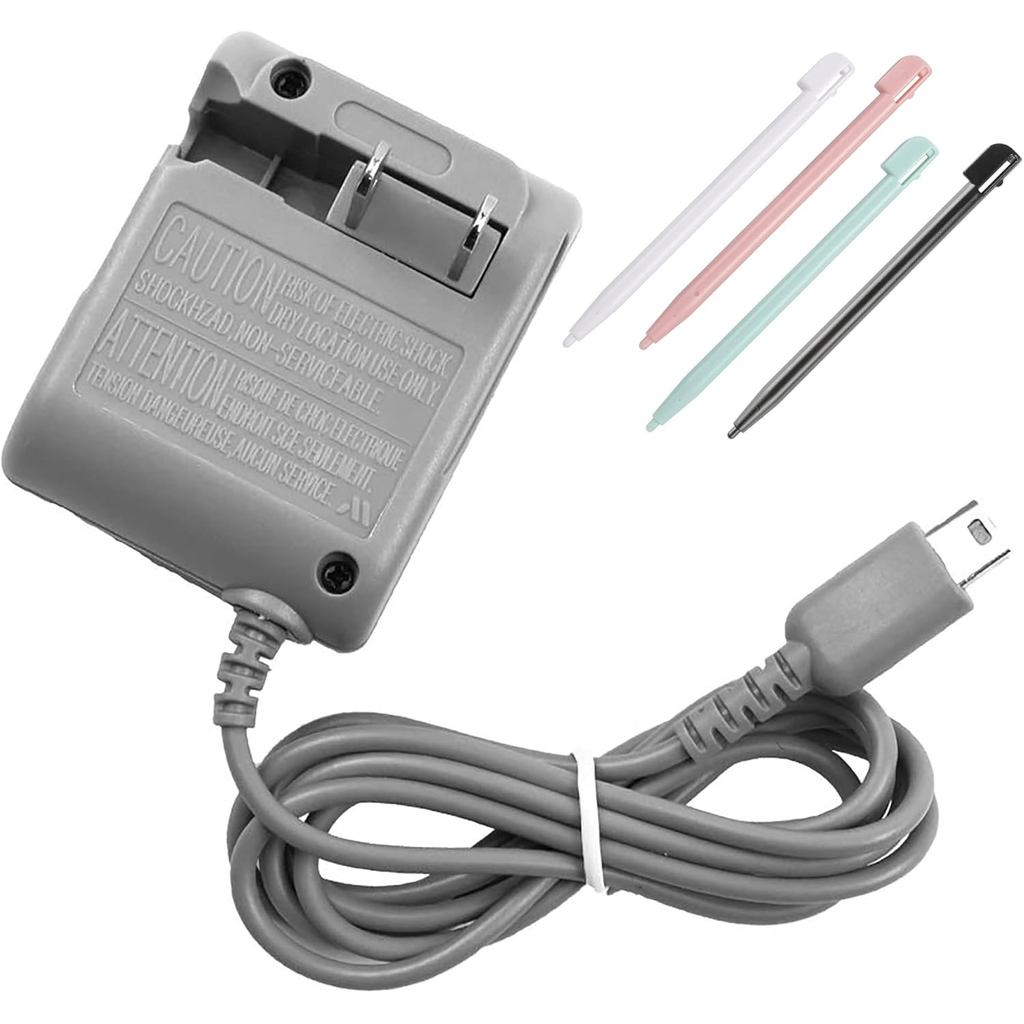 Bộ sạc DS Lite, Bộ chuyển đổi nguồn AC và 4 bút cảm ứng Tương thích với Nintendo DS Lite, Thay thế b