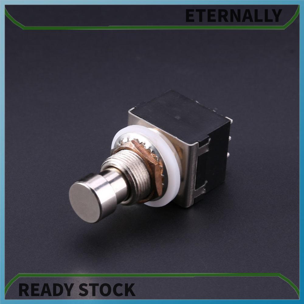 [vĩnh cửu.vn] 3PDT 9pin Nút Nhấn Chân FR DIY Guitar Effect Pedal Stomp