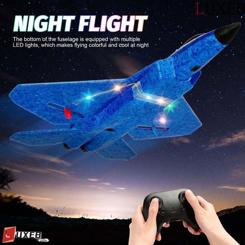 Máy bay điều khiển vô tuyến LUXEB Máy bay điều khiển từ xa F22 RC Máy bay RC Đồ chơi RC Đồ chơi trẻ 