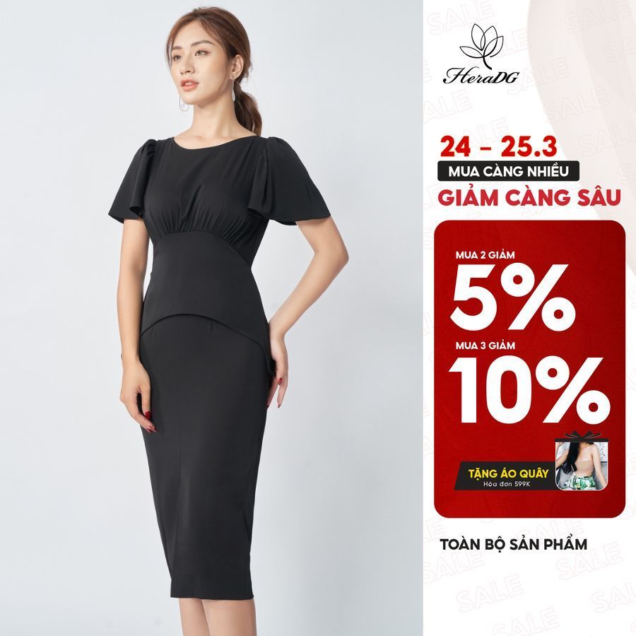 Đầm ôm peplum HeraDG - SDP20072