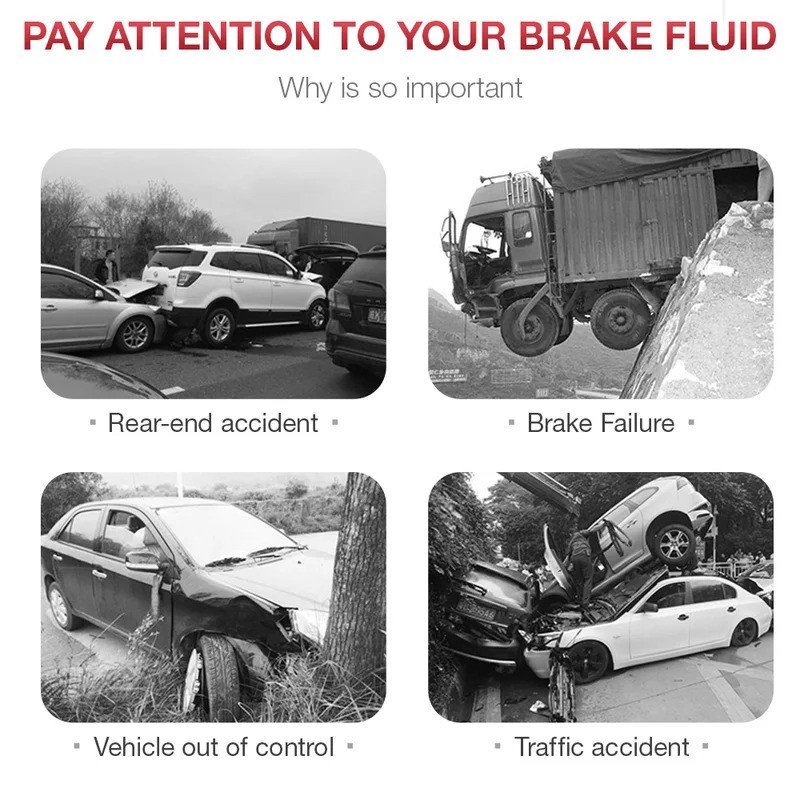 KINGBOLEN BF200 Máy kiểm tra chất lỏng phanh tự động Công cụ dầu phanh ô tô DOT3 DOT4 DOT5.1 Đèn báo