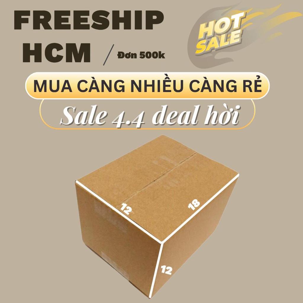 Hộp Carton Thường 18x12x12 Combo 200 Cái